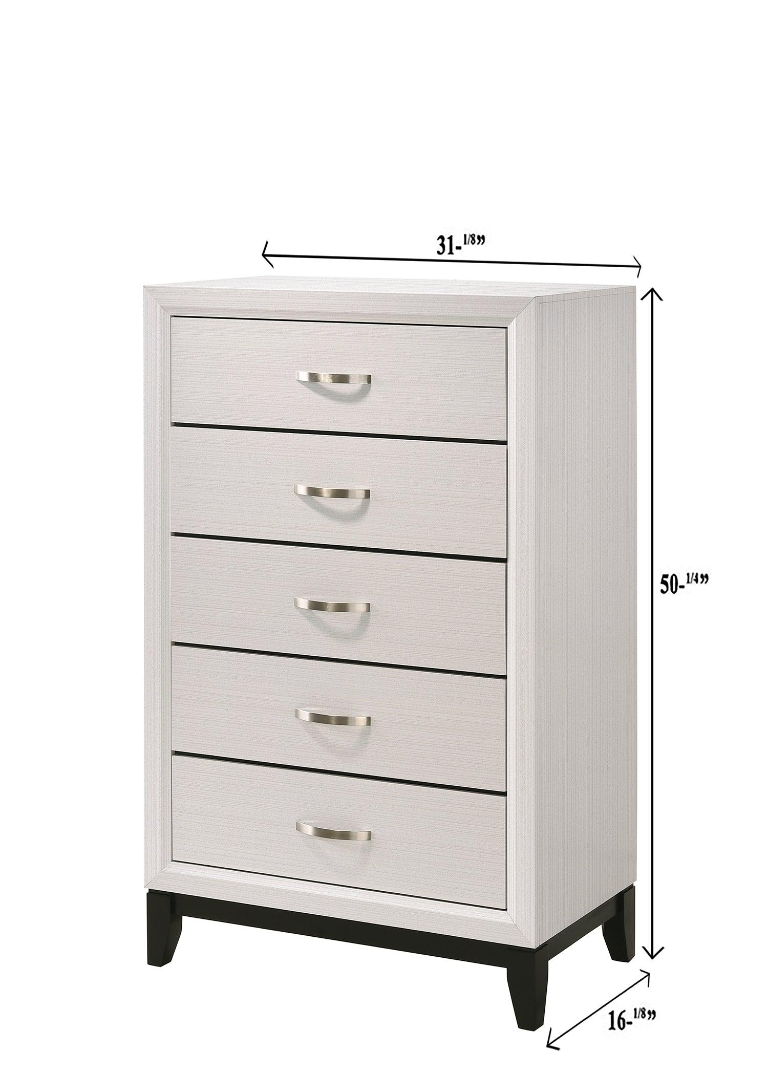 Akerson Chalk Chest in chalk finish