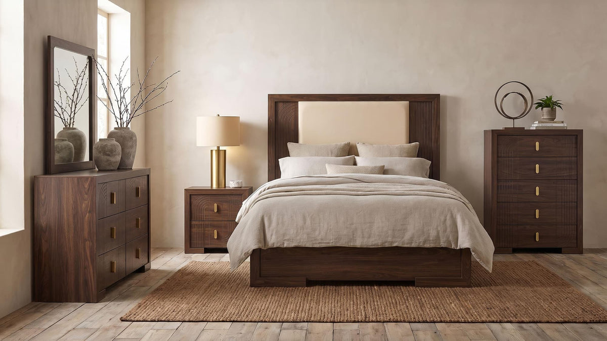 Etienne Walnut 6-Drawer Bedroom Dresser — product image 14