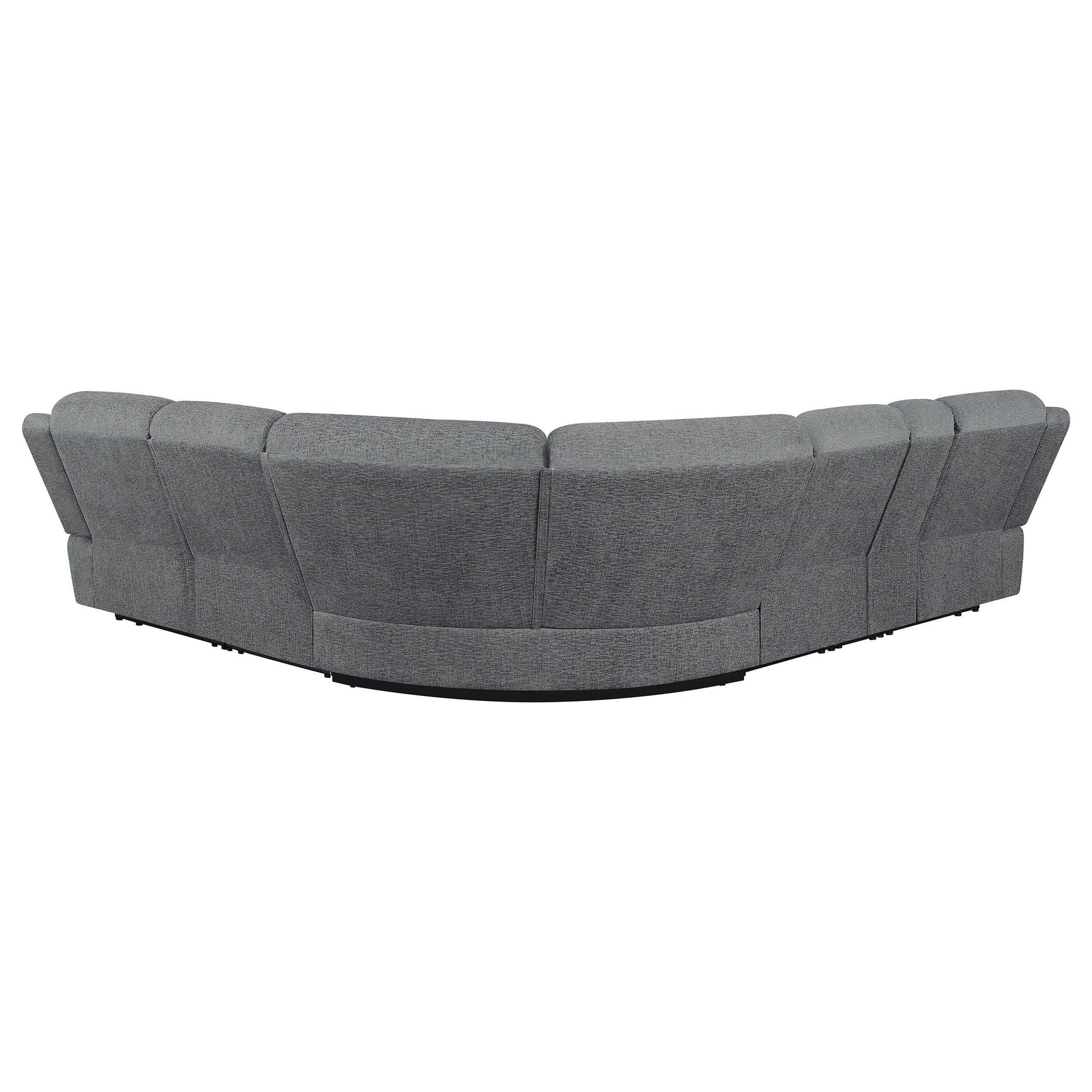 Stainless steel cup holders on Bahrain sectional