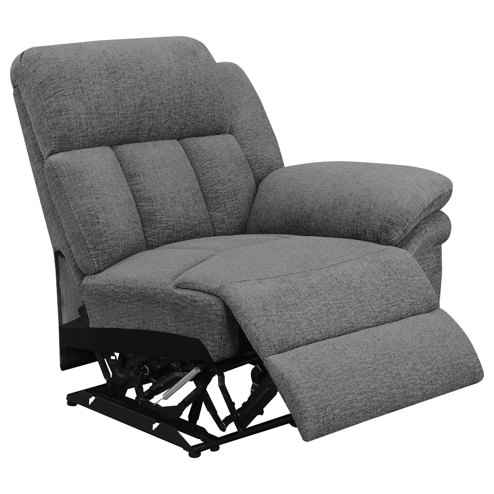 Bahrain reclining sofa showing seat depth and width