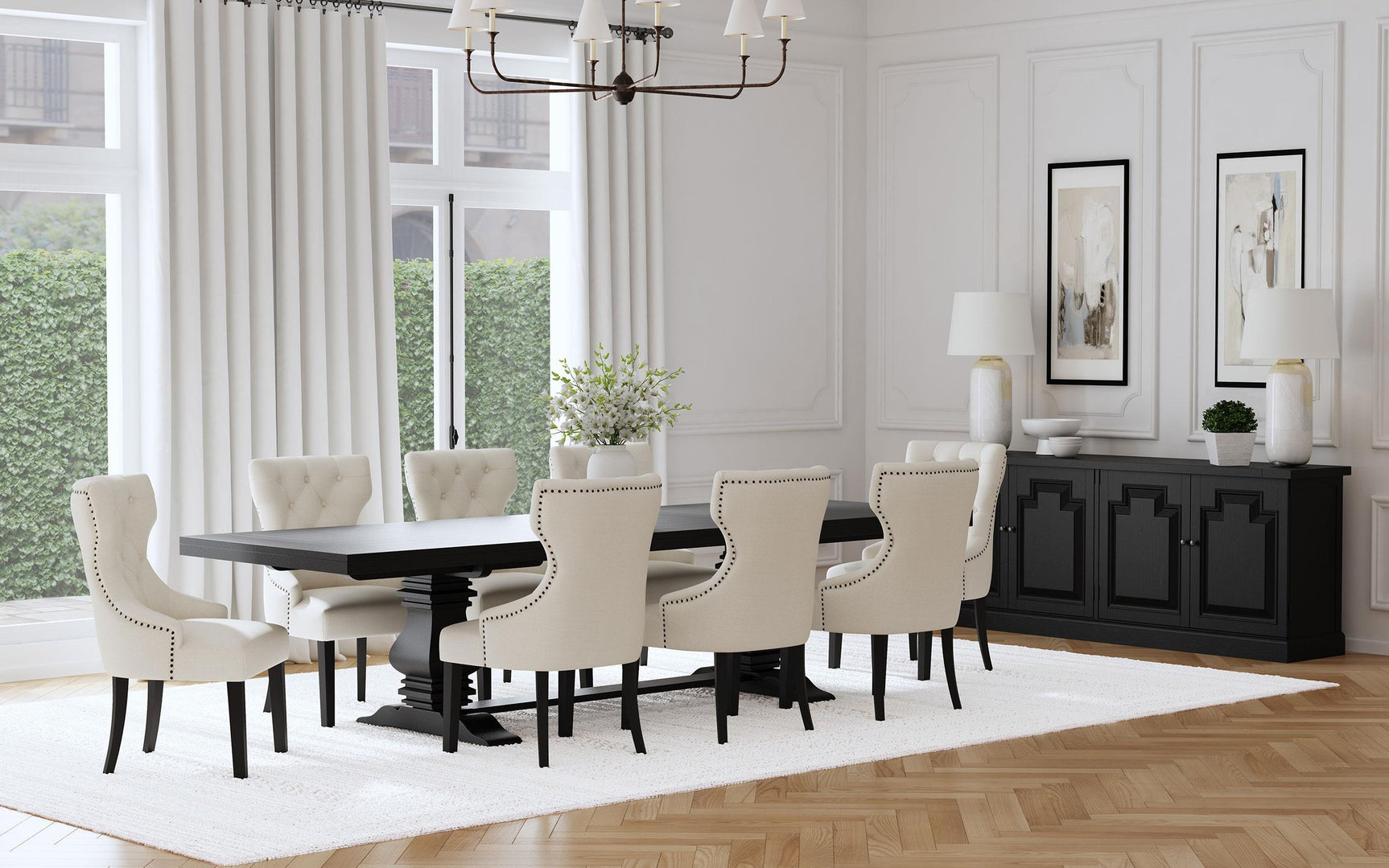 Baney chair in dining room setting