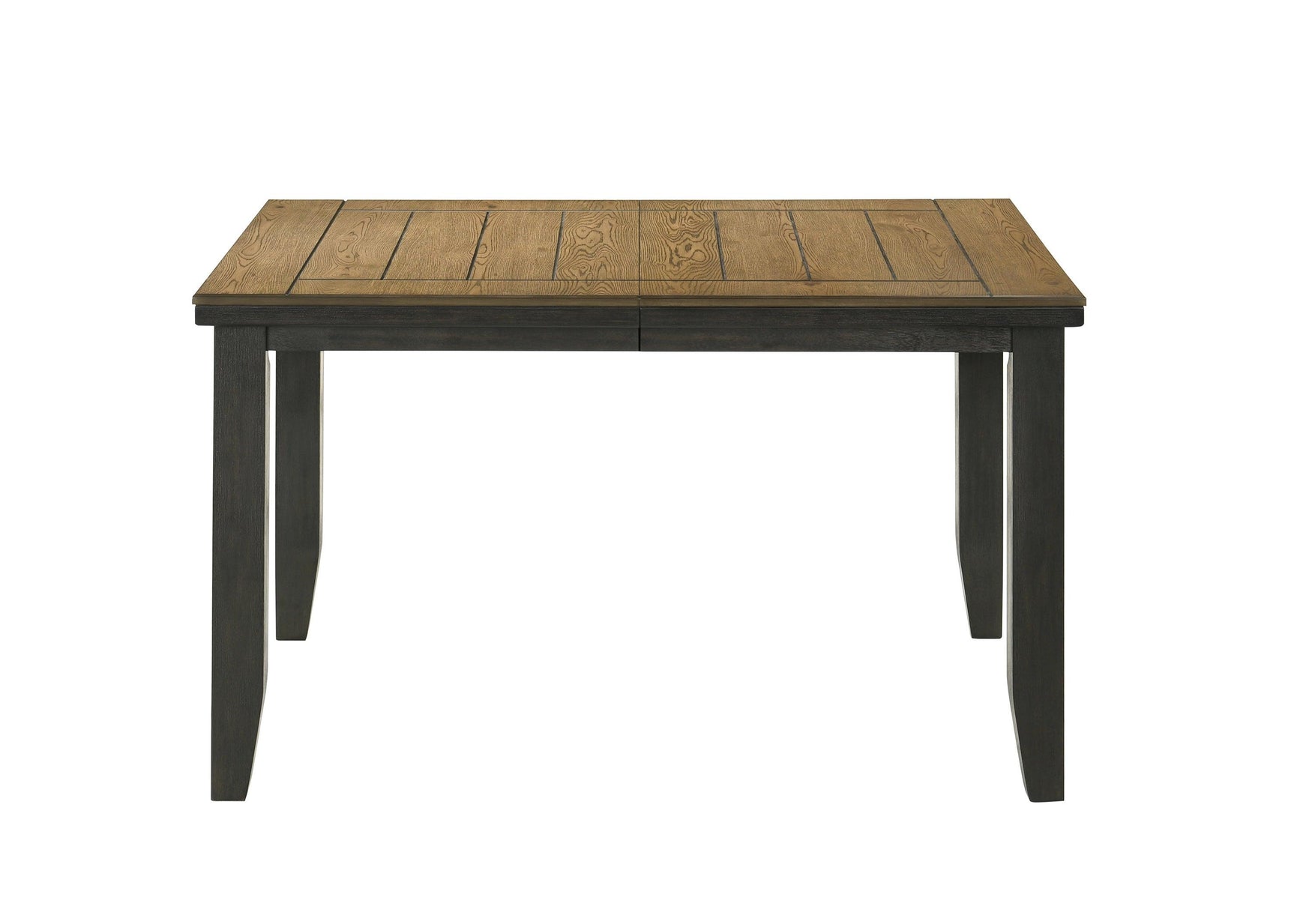 Side view showing table leaf extension