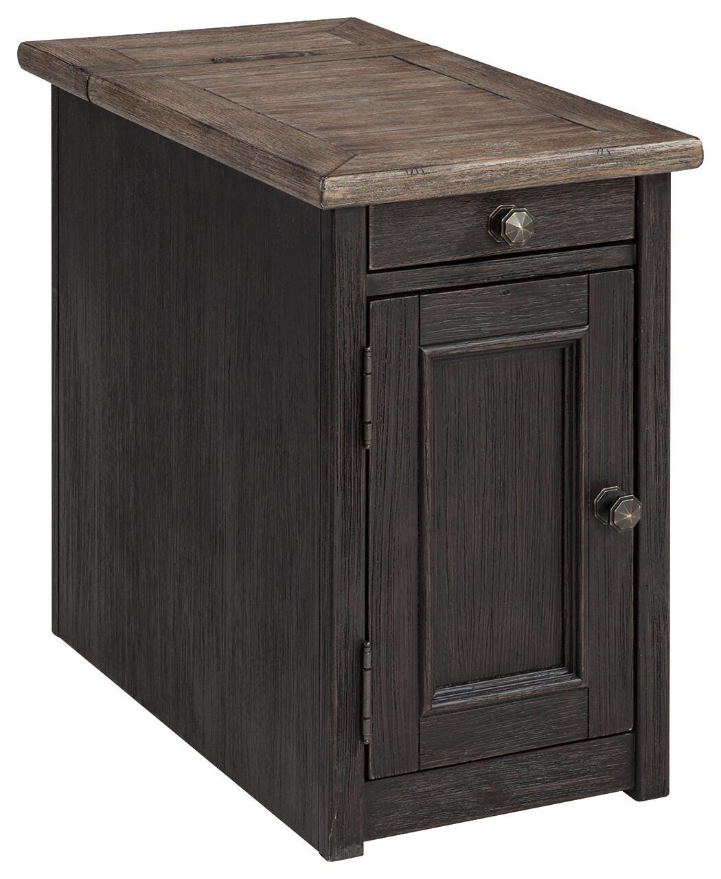 Tyler Grayish Brown/Black Coffee Table with 2 End Tables — product image 4