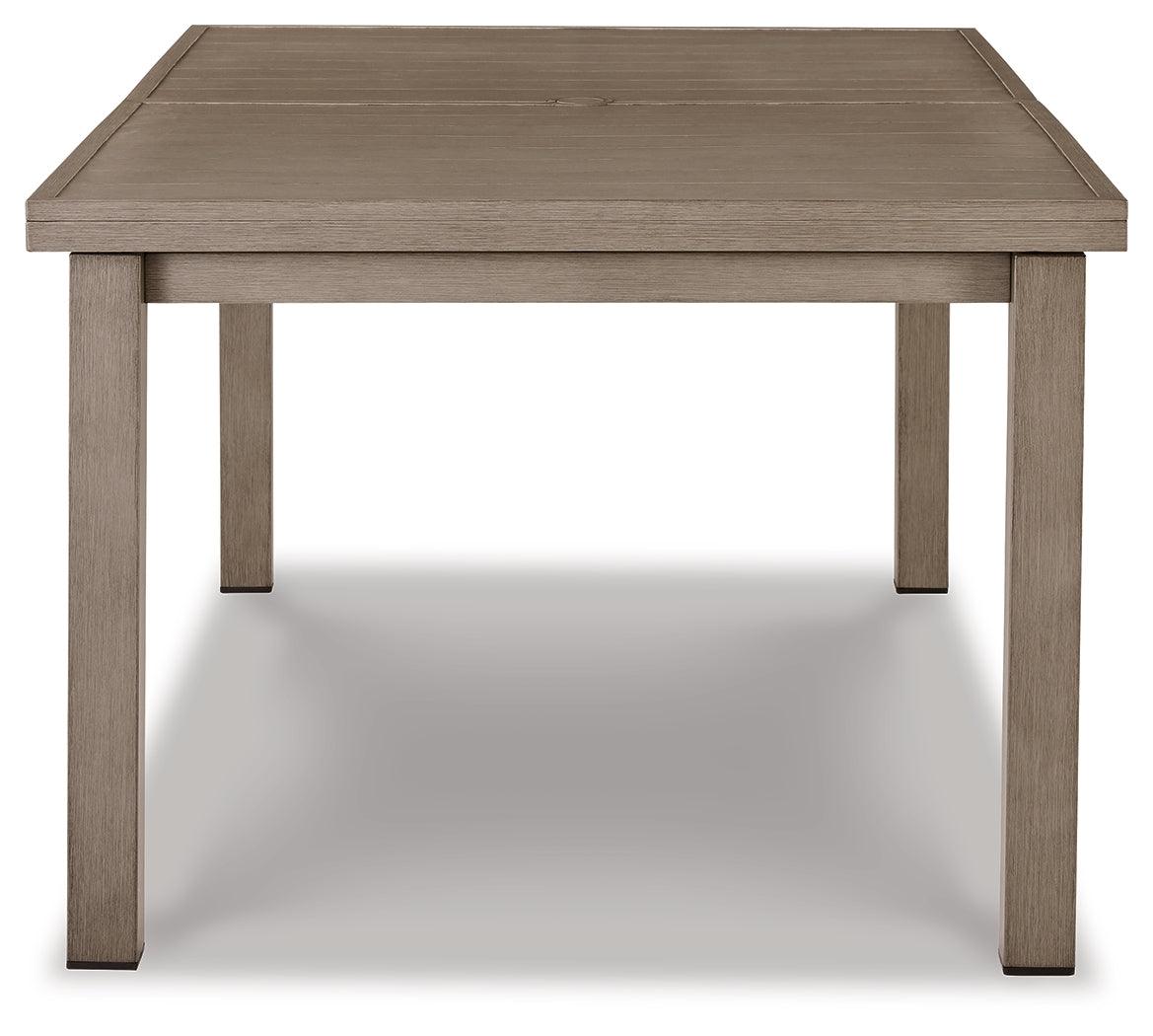 Beach Front dining table with extension leaf shown