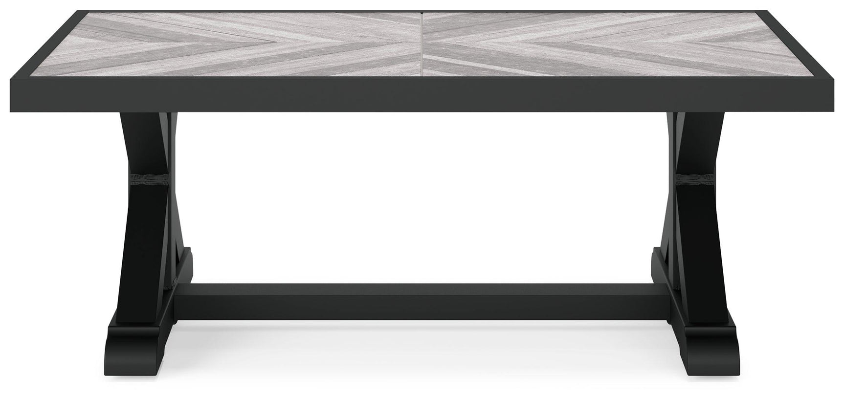 Beachcroft durable outdoor coffee table on patio