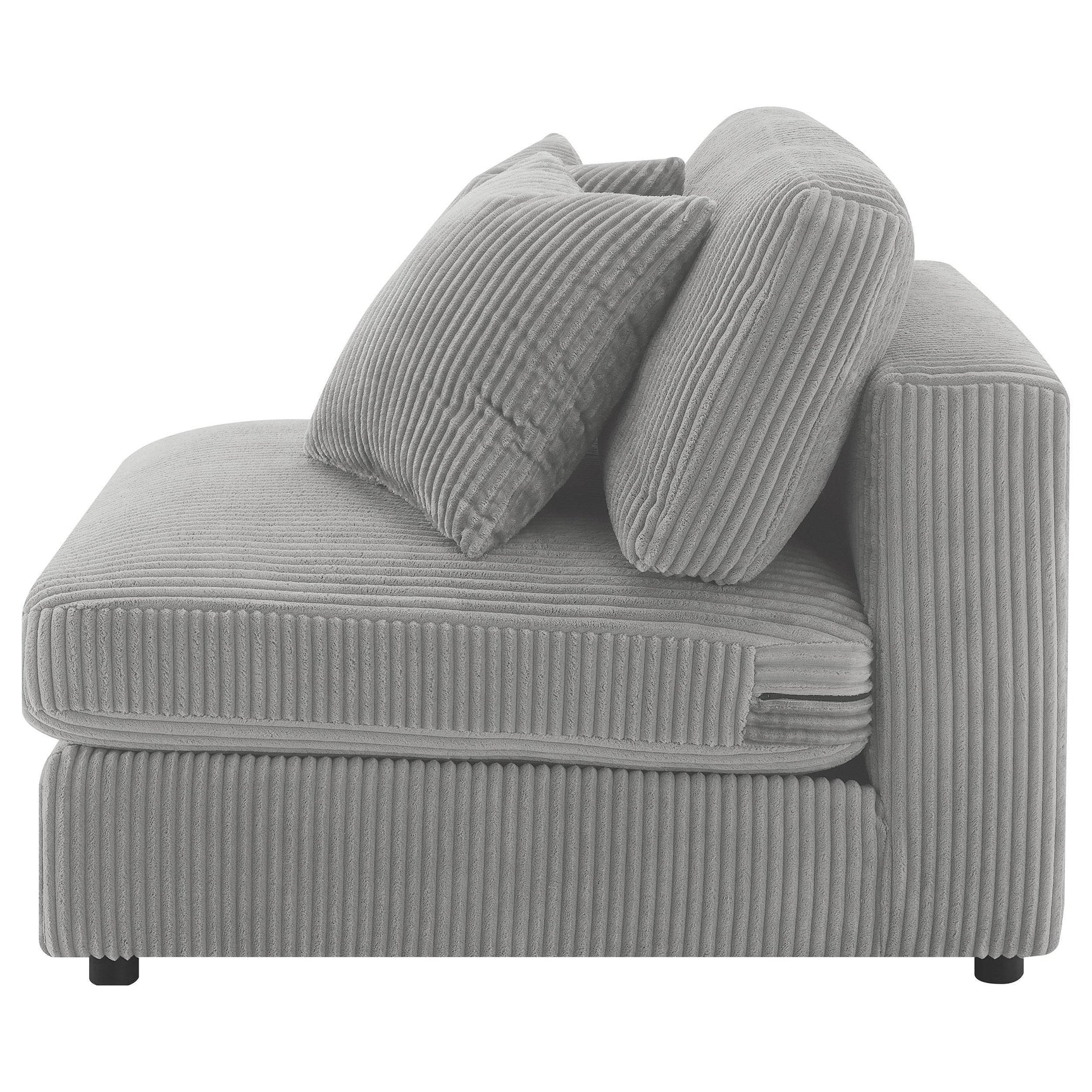 Blaine chair feet with plastic non-skid grips