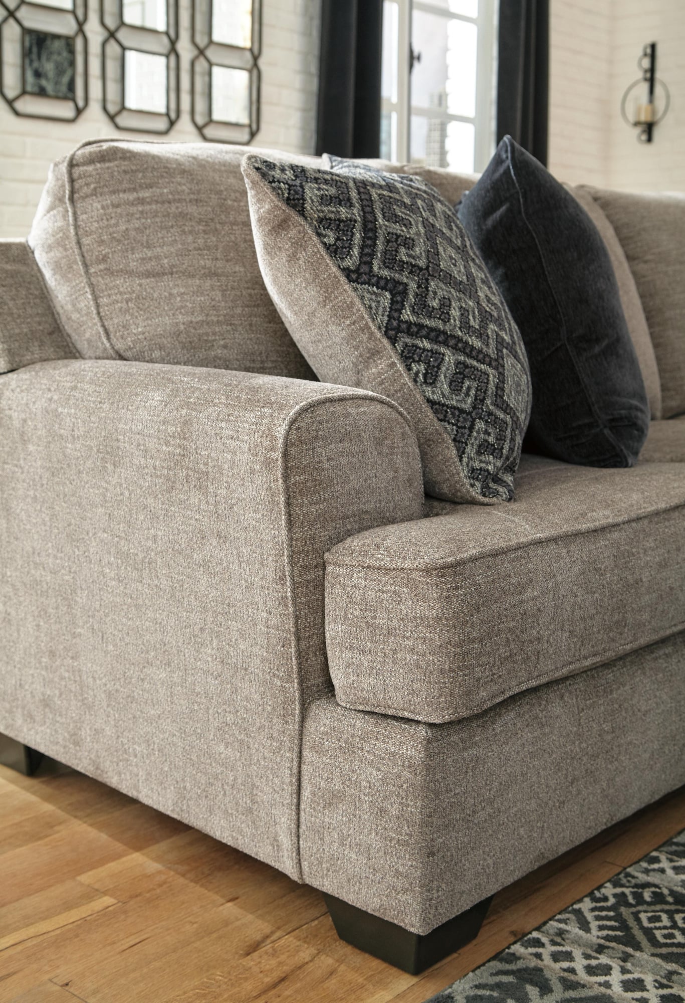Bovarian Stone Chenille 2-Piece Sectional - image 4