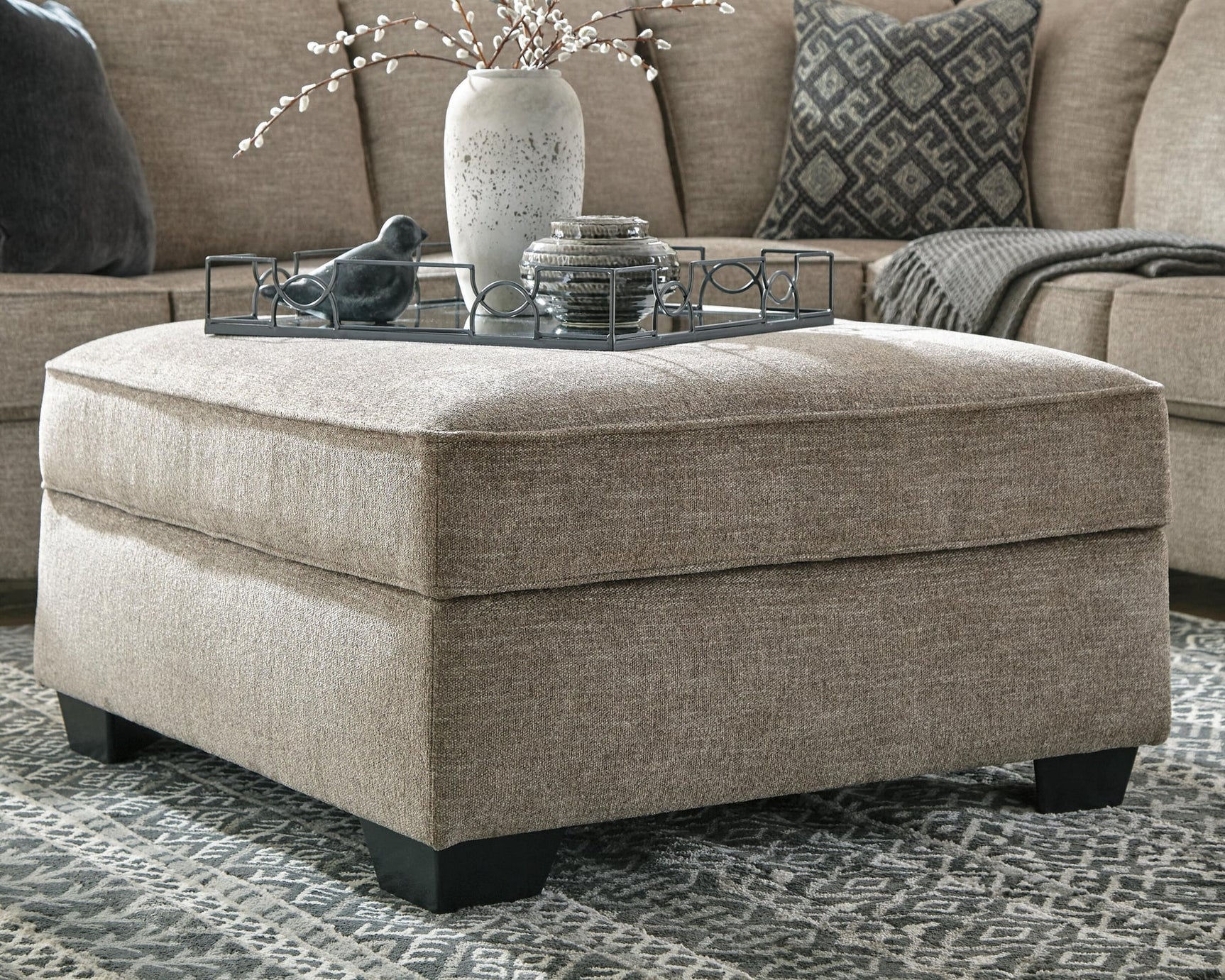 Bovarian Stone 3-Piece Sectional with Ottoman - image 6