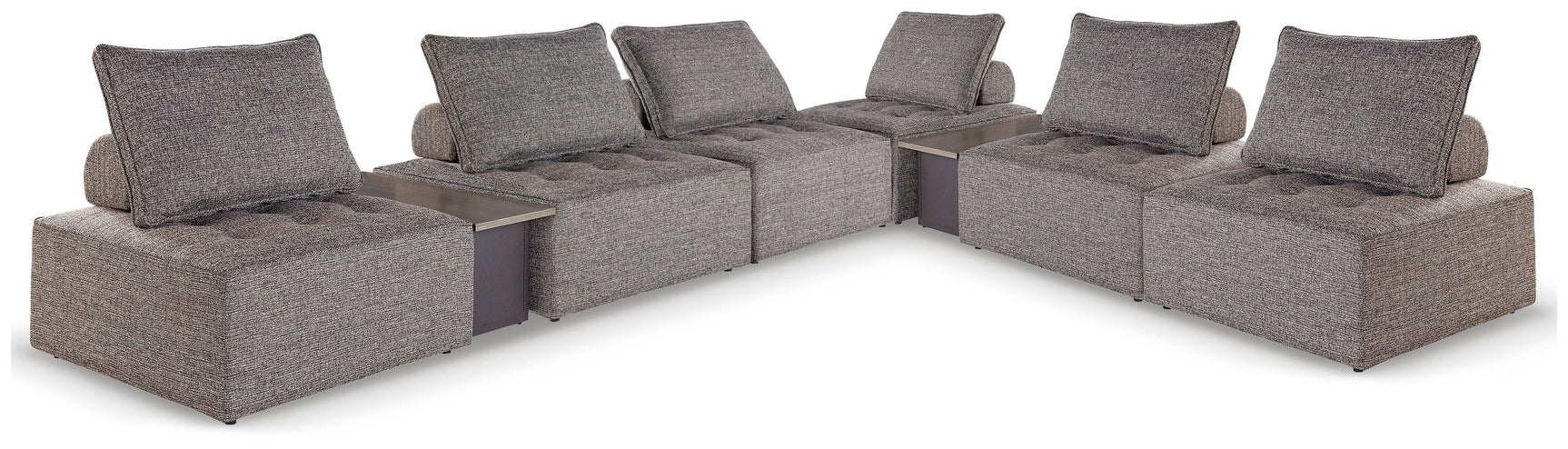 Bree Zee Brown 8-Piece Outdoor Modular Seating side view
