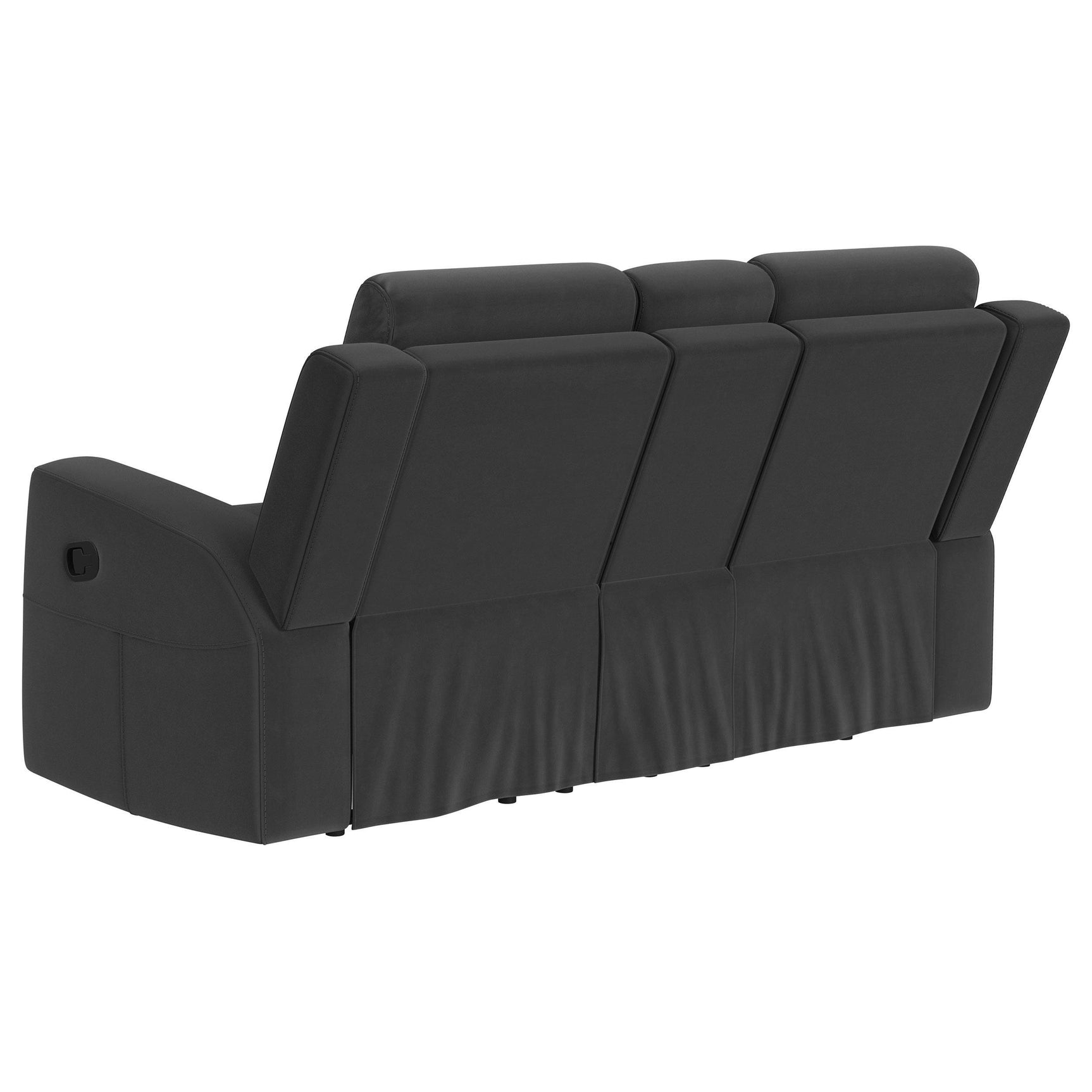 Back view of Brentwood two-piece reclining sofa set
