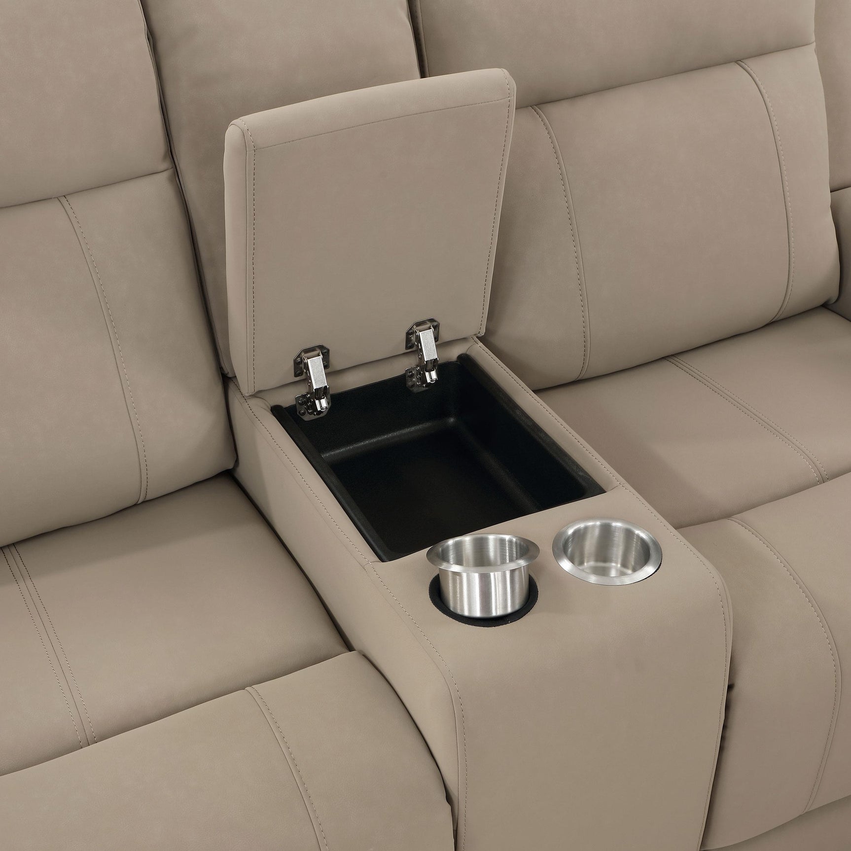 Comfortable seating depth on loveseat