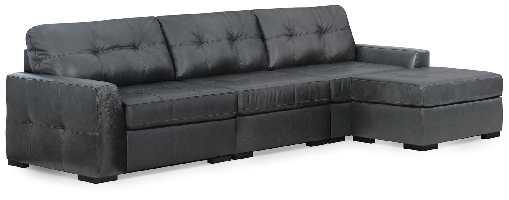 Brindley Fog Pier 3-Piece Sectional with Ottoman - image 2