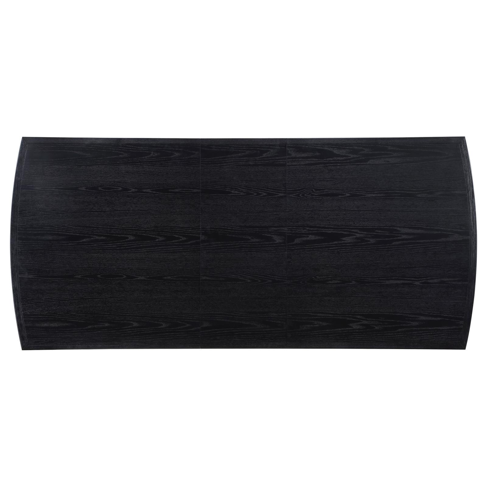 Detailed edge profile of 45-degree chamfer on tabletop