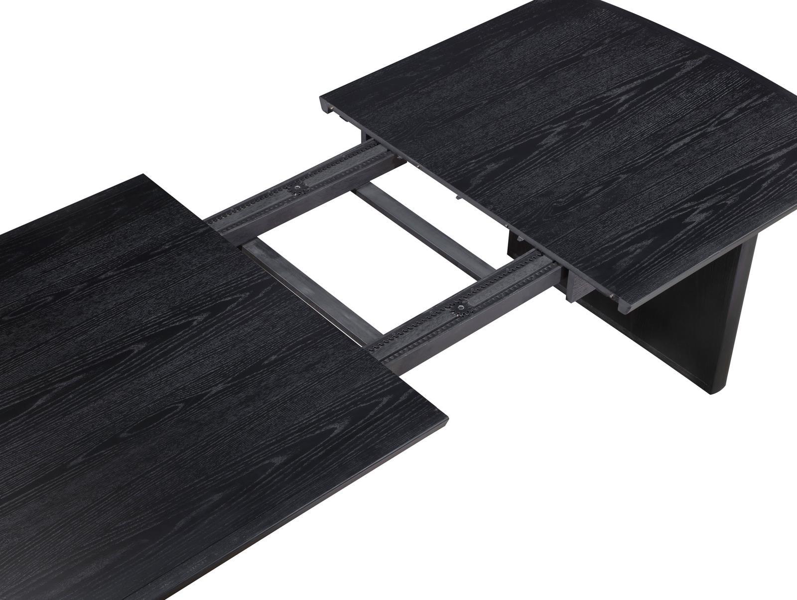 Brookmead table legs and base in black finish