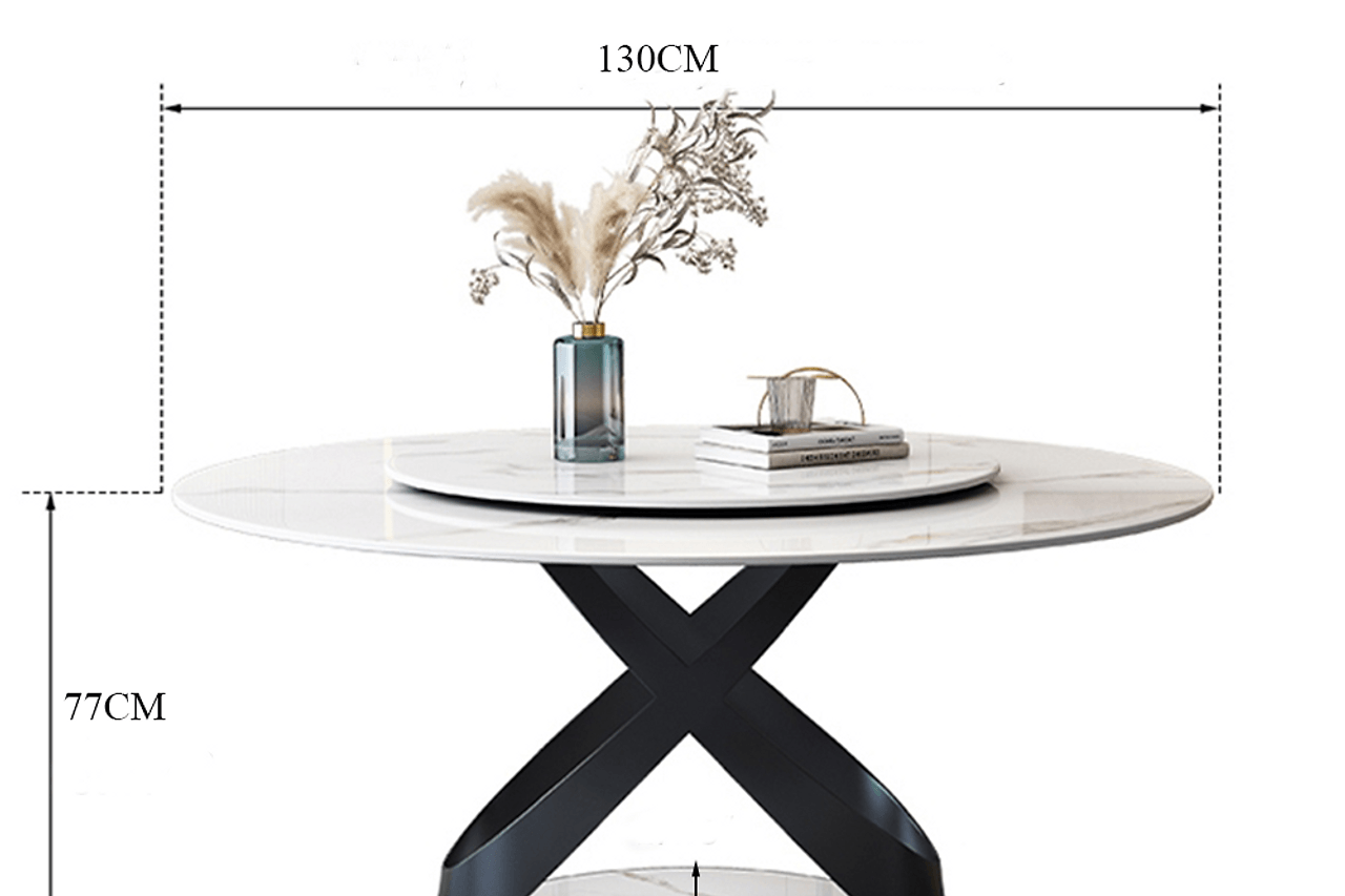Brooks Sintered Stone Dining Table showing surface texture