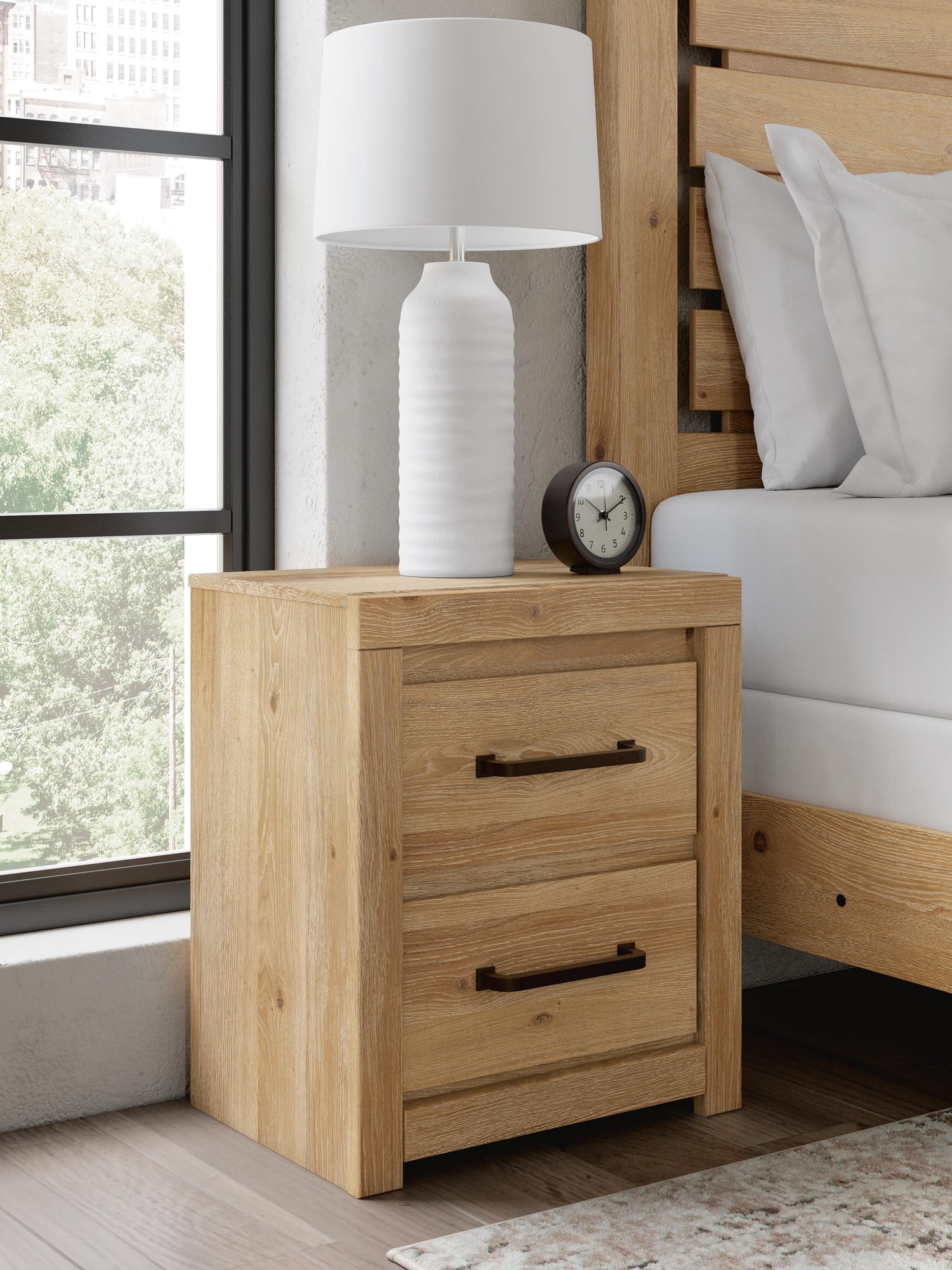 Brozmont Tan Nightstand from Decor Furniture
