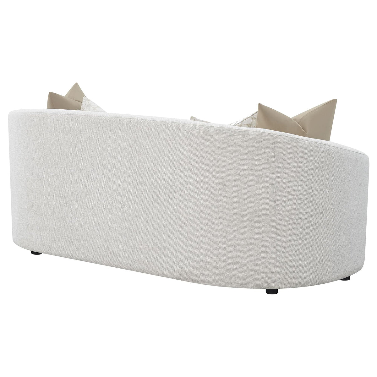 Rainn Boucle Upholstered Sloped Arm Sofa Latte — product image 7