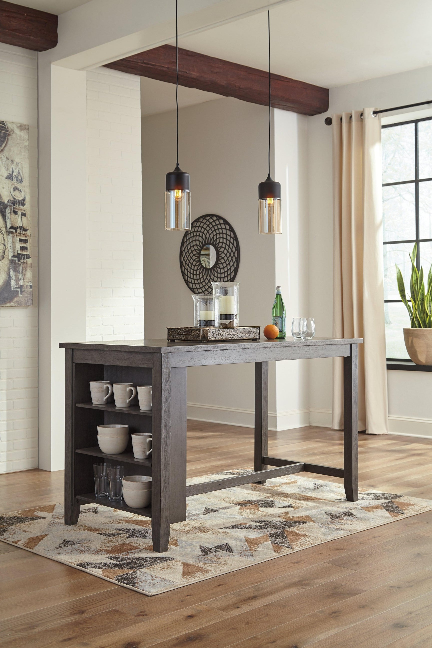 Barstools with foam cushion and textured polyester upholstery