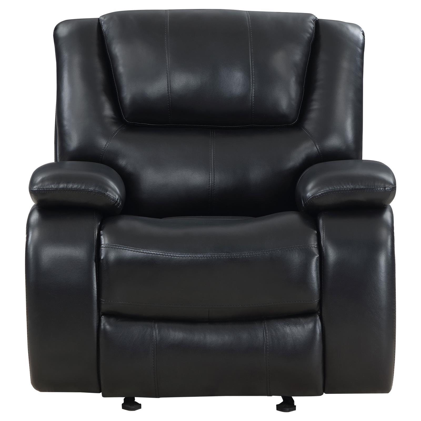 Padded armrest and channelled cushions