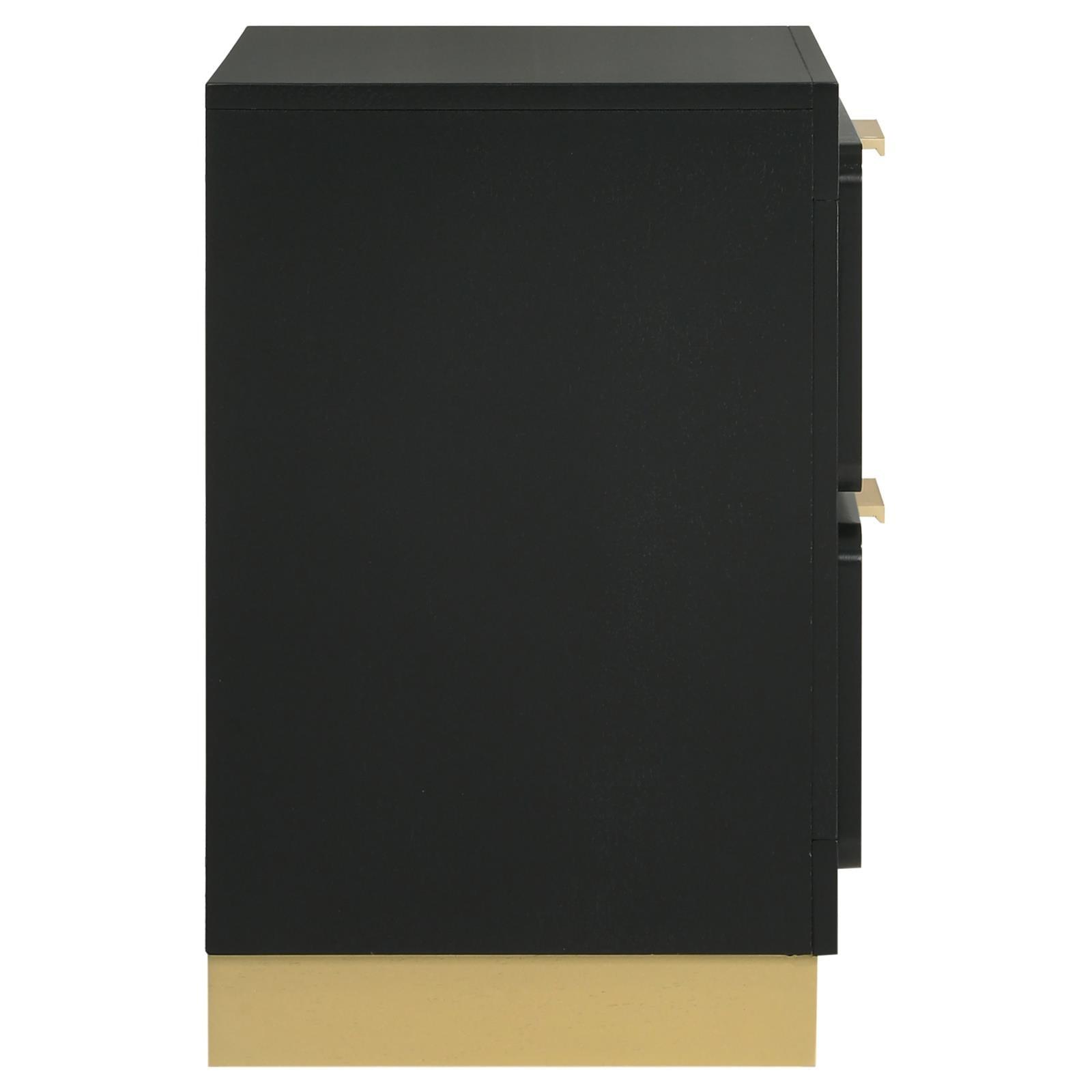 Caraway nightstand drawer glide detail