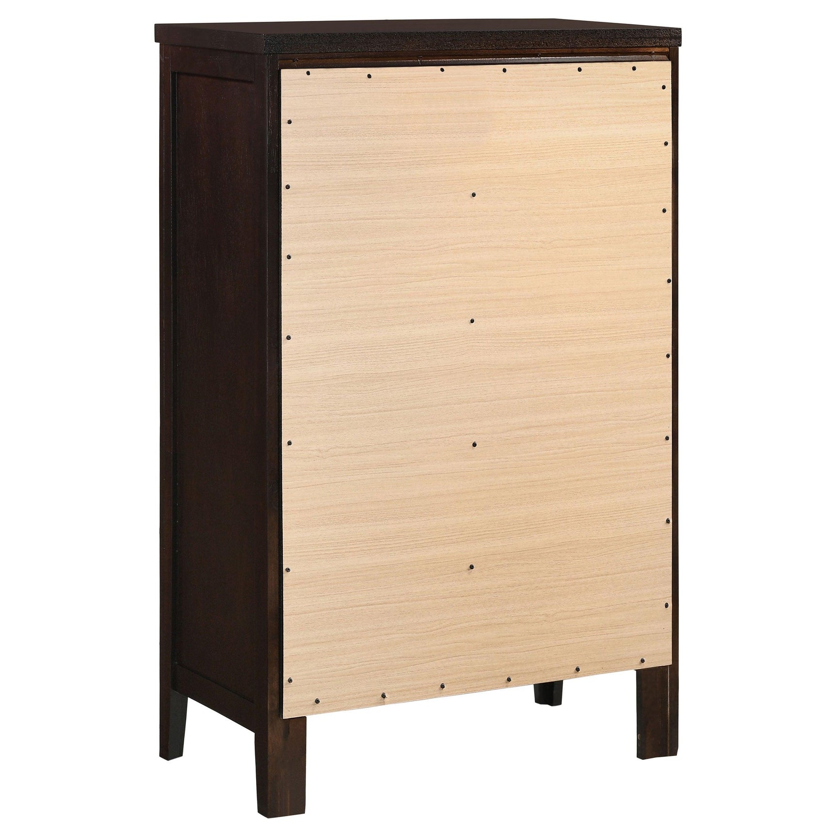 Coaster Carlton bedroom set with dresser, mirror, and nightstand views