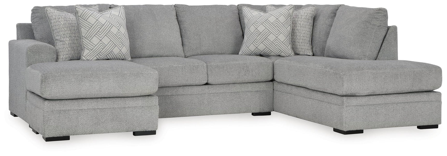 Casselbury Cement 2-Piece Sectional with Ottoman - image 4