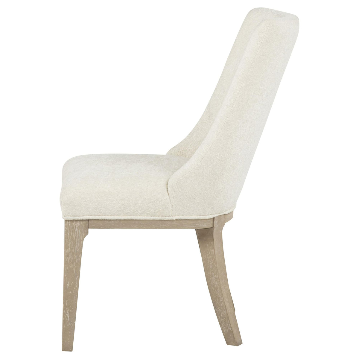 Lucaire Arched Upholstered Dining Side Chair Cream Set of 2 — product image 5