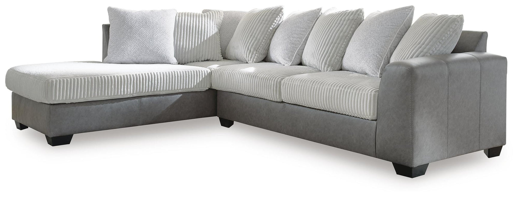 Clairette Court Alloy Chenille 2-Piece Sectional with Chaise - image 2