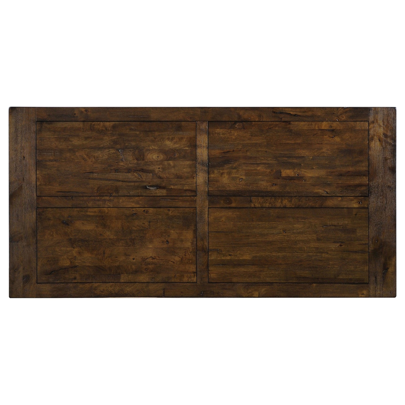 detail view of Coleman Rustic Golden Brown Rectangular Dining Room Set dining room furniture
