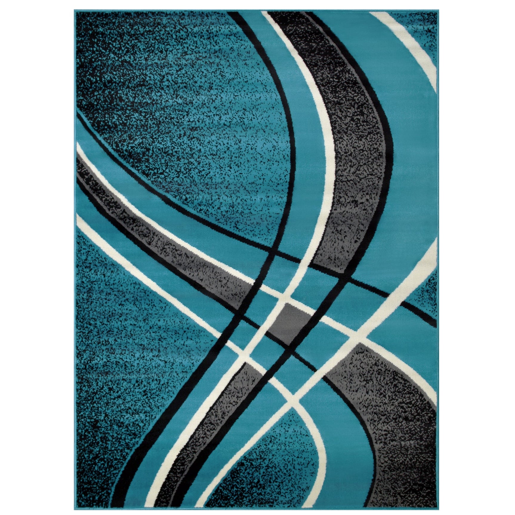 Contempo 42 Turquoise 5x7 Area Rug from Decor Furniture