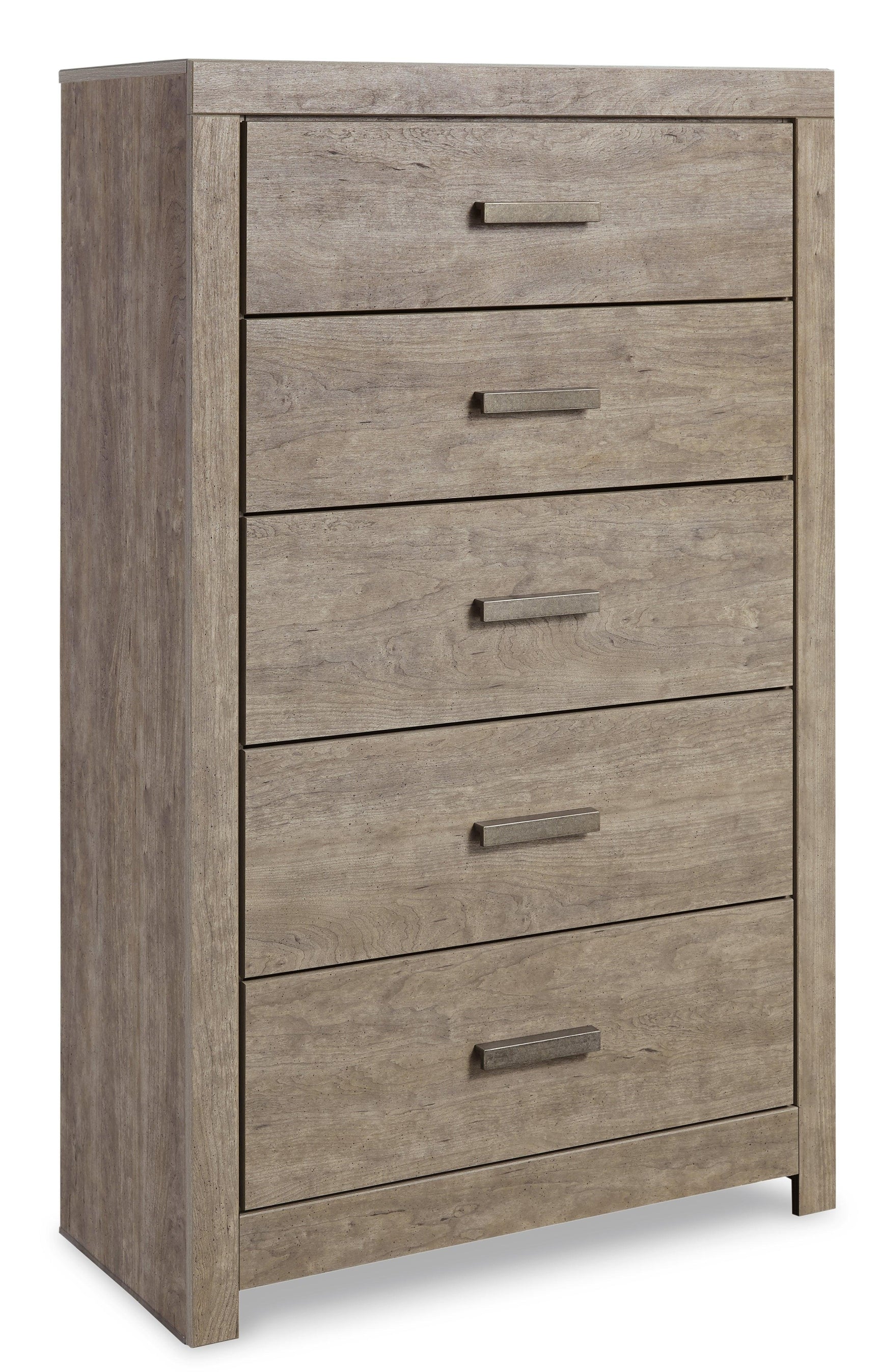 main view of Culverbach Gray Panel Bedroom Set bed