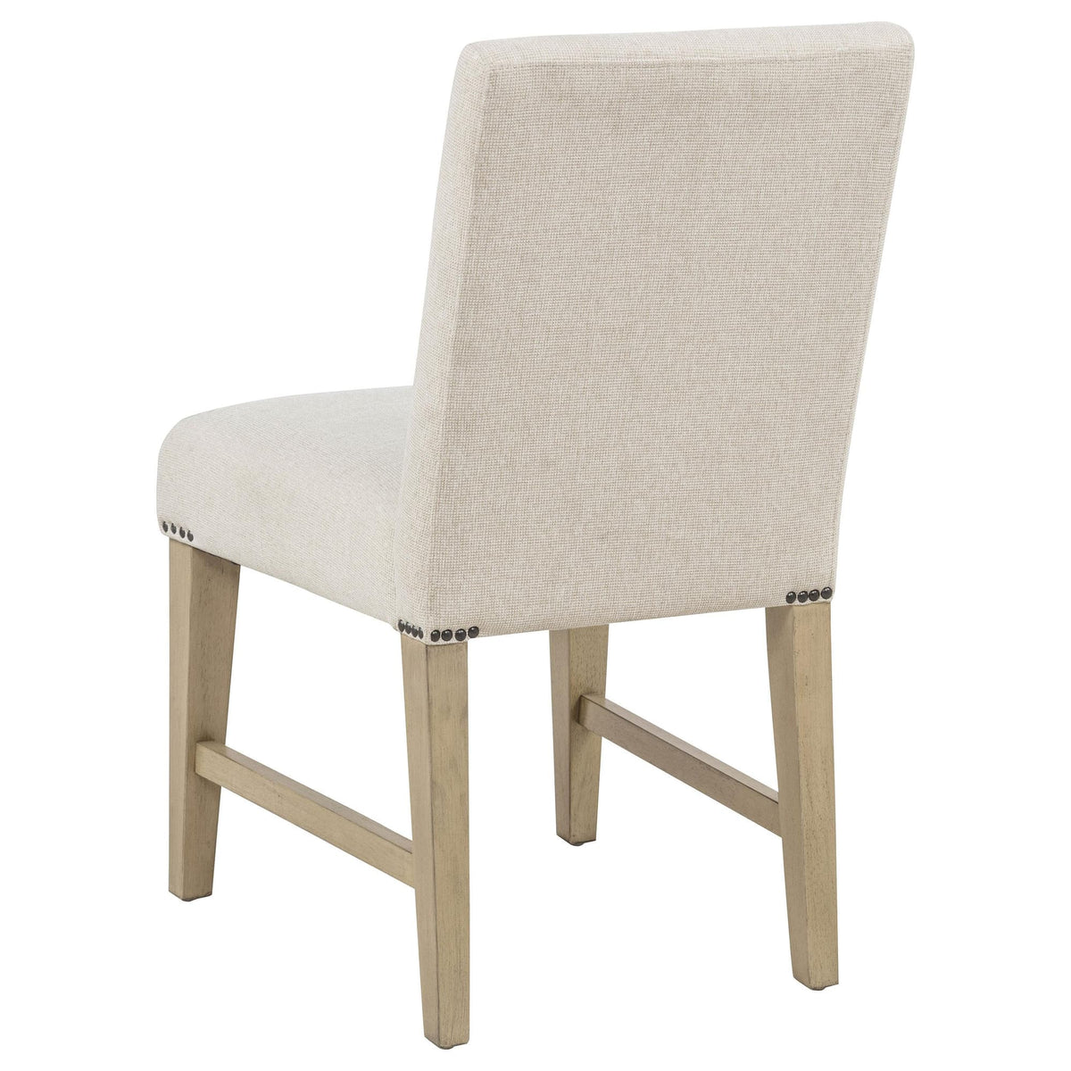 Naser Parsons Side Chair Set of 2 in Beige and Light Oak — product image 7