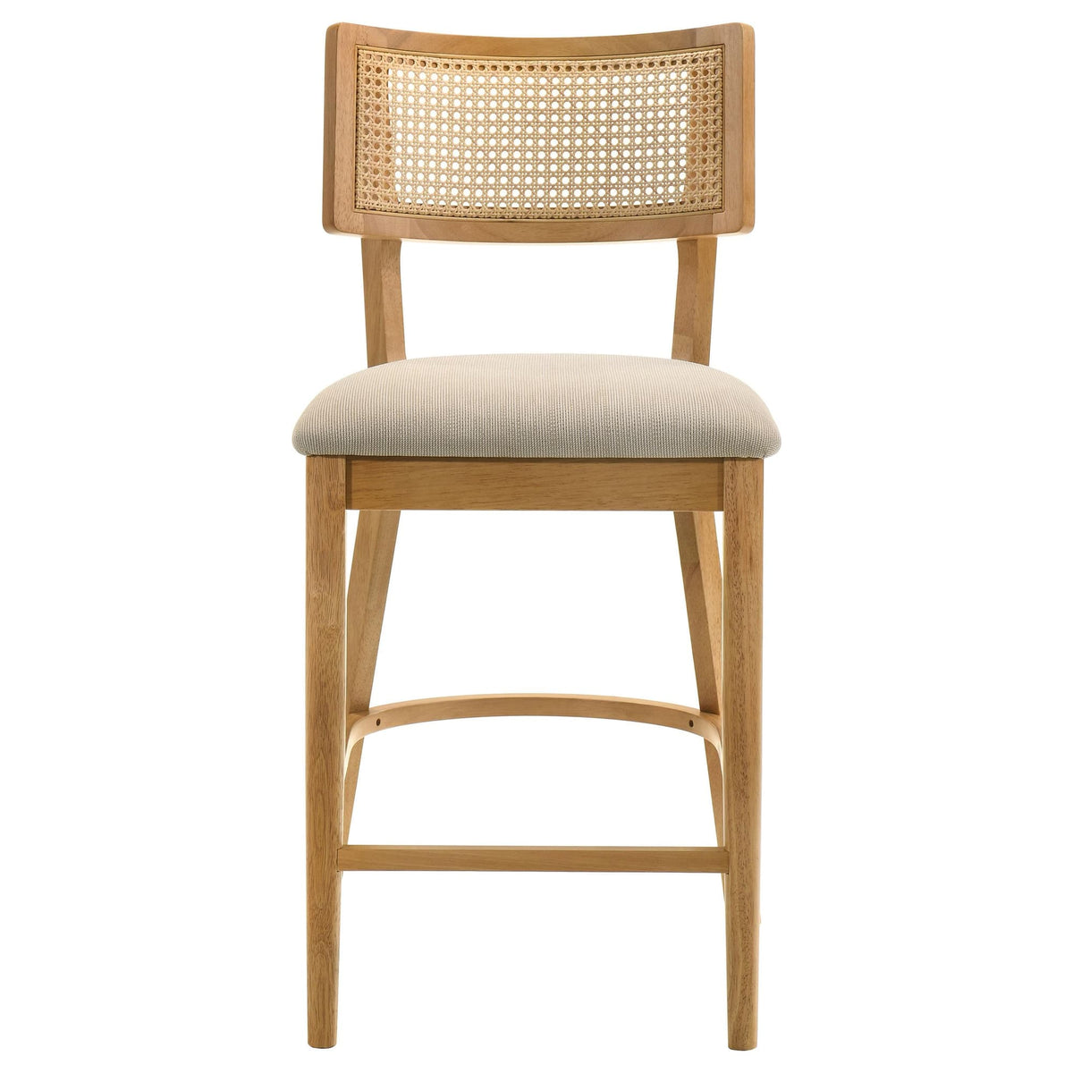 Fabra Cane Back Counter Height Chair Honey Wheat Set of 2 — product image 4