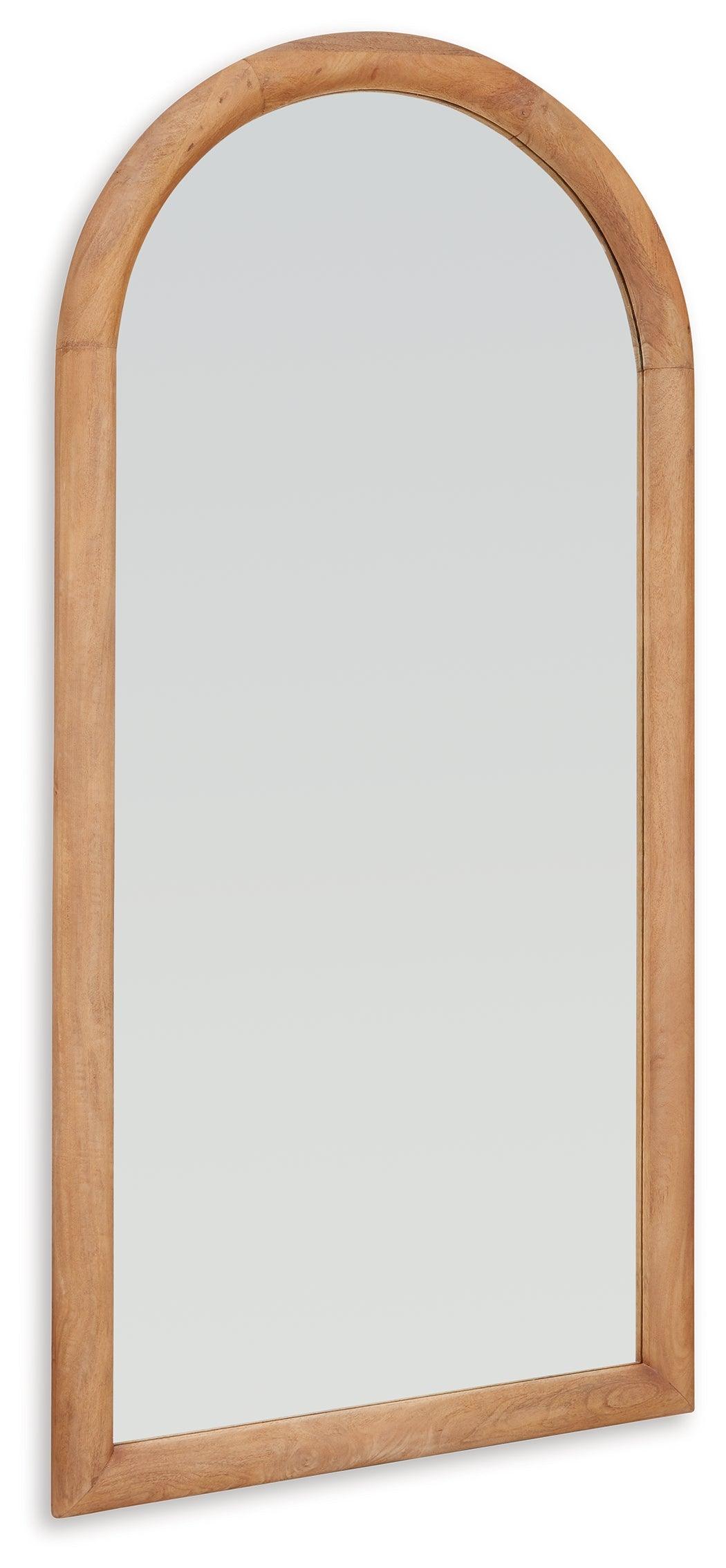 Dairville Brown Floor Mirror side view