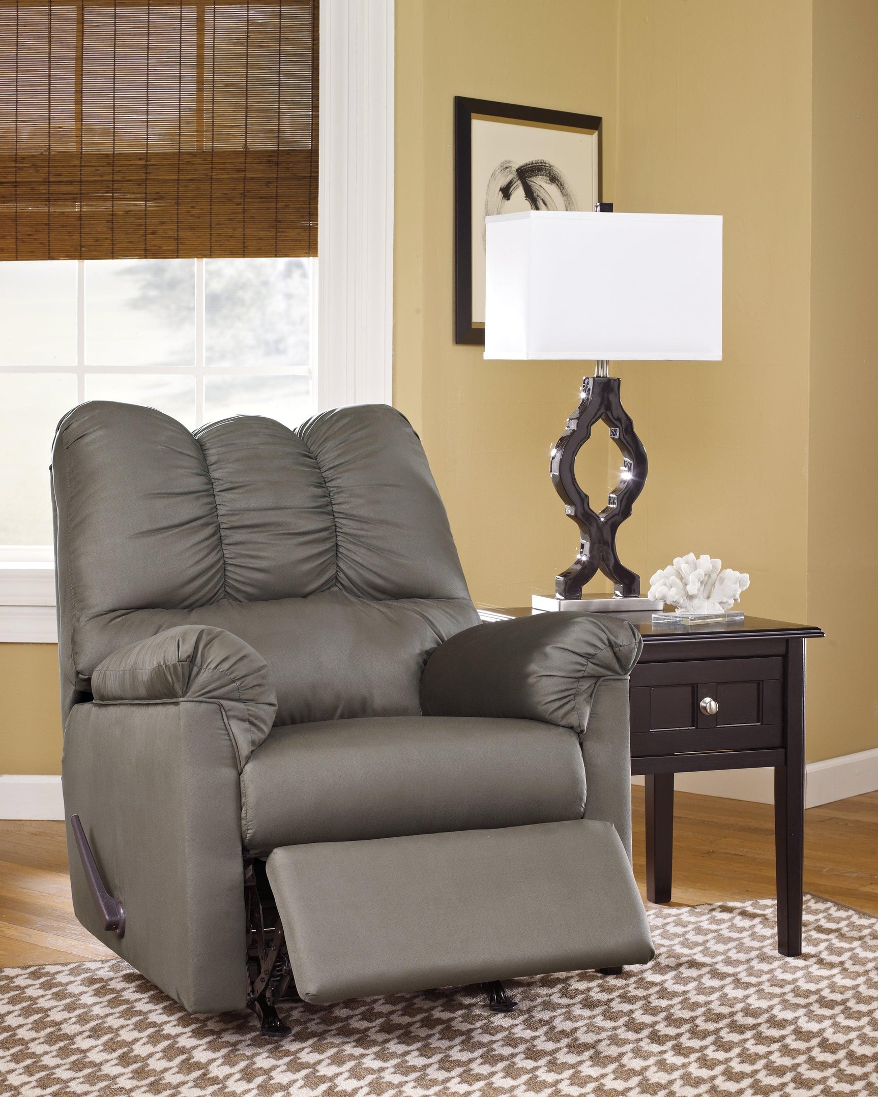 Darcy Cobblestone Sofa, Loveseat And Recliner - Ella Furniture