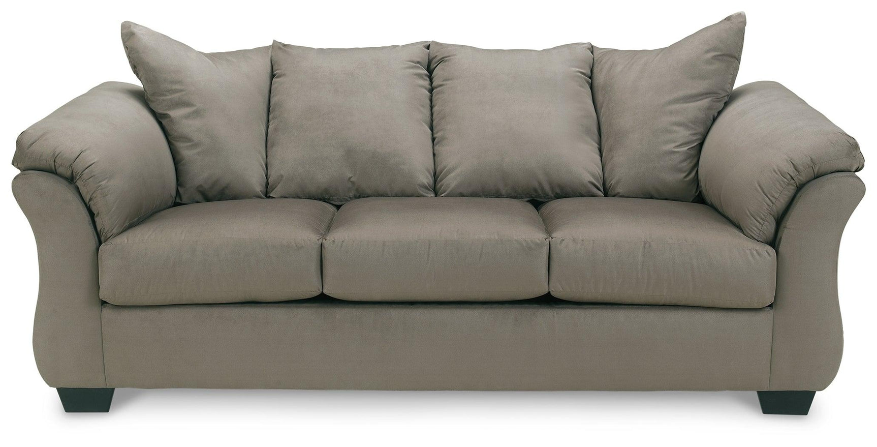 Darcy Cobblestone Sofa, Loveseat And Recliner - Ella Furniture