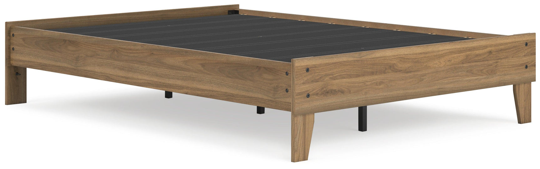 Deanlow Honey Full Platform Bed top view highlighting platform