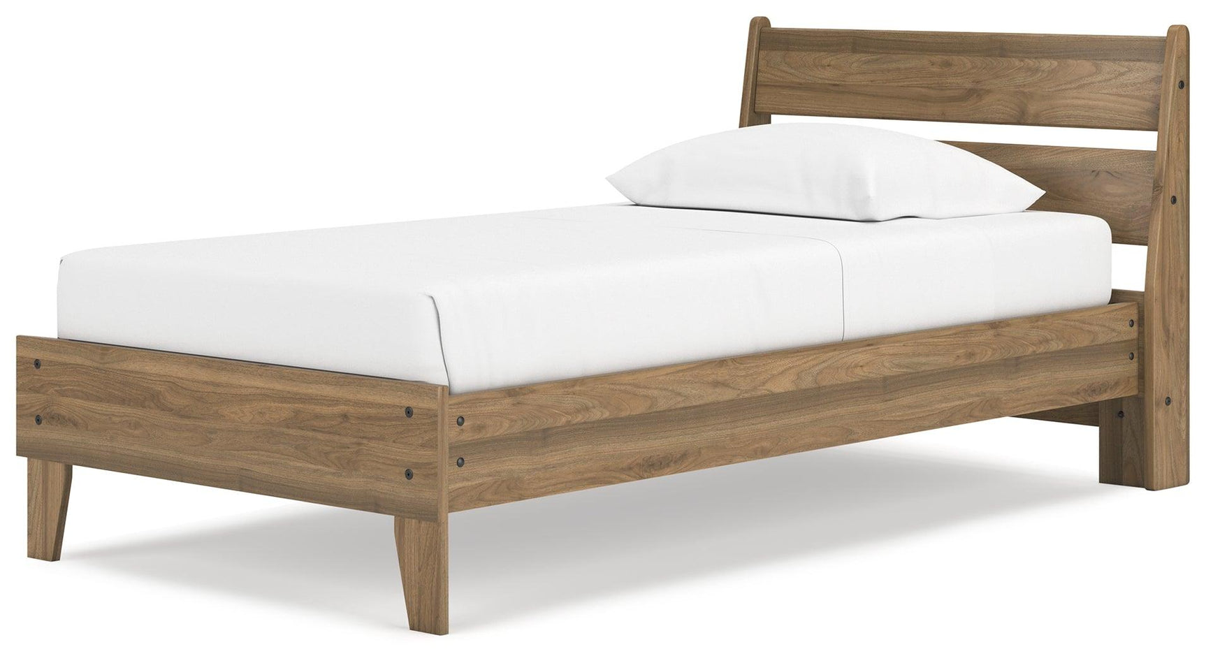 Deanlow Honey Twin Bed showing platform base