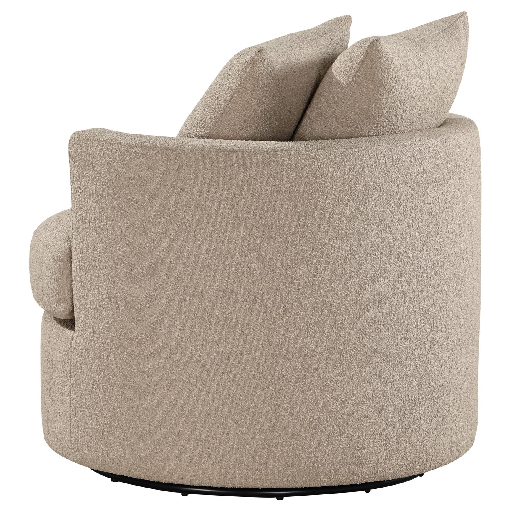 Removable seat cushion on Debbie Swivel Accent Chair