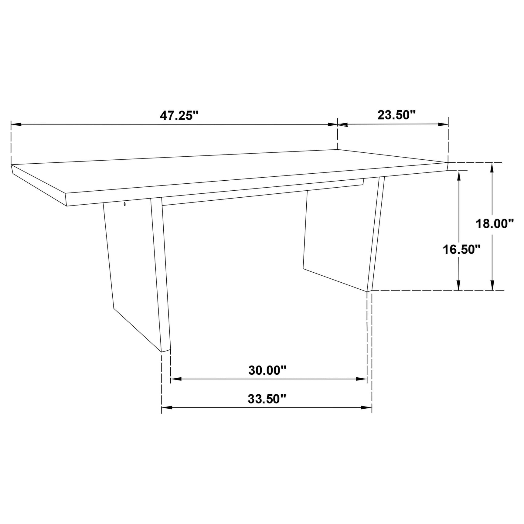 Decker 2-piece Coffee and End Table Set Walnut view 15