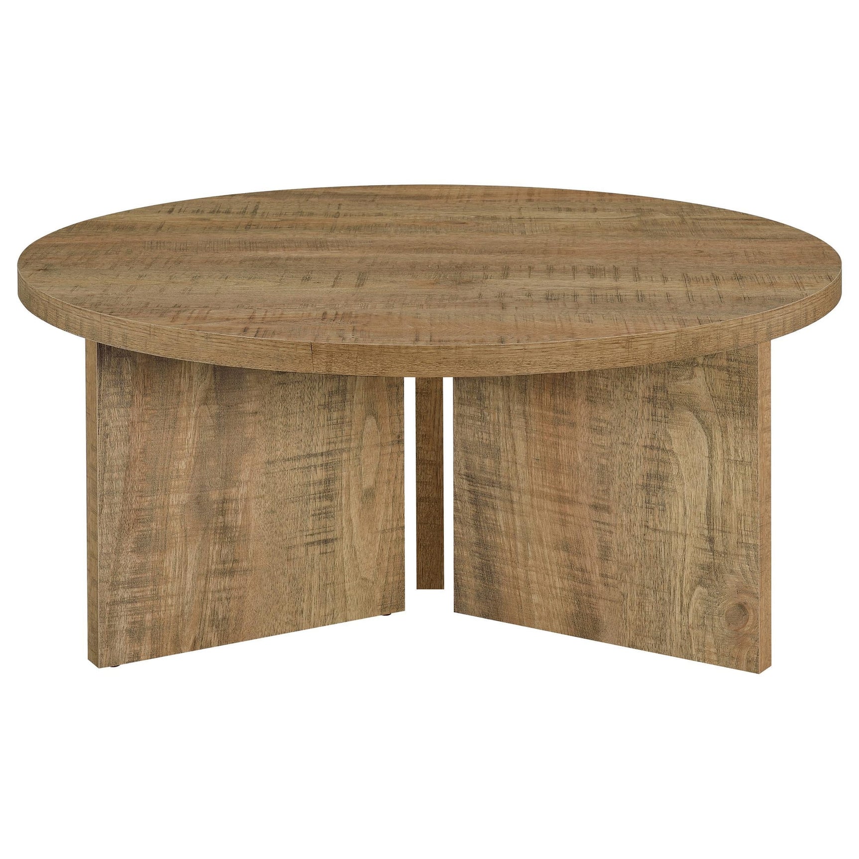 Aragon 3-Piece Round Coffee and End Table Set Mango view 9