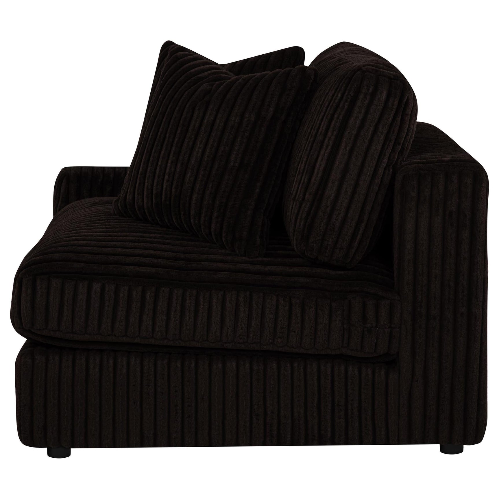 Blaine Upholstered Reversible Chaise Sectional Sofa Chocolate view 17