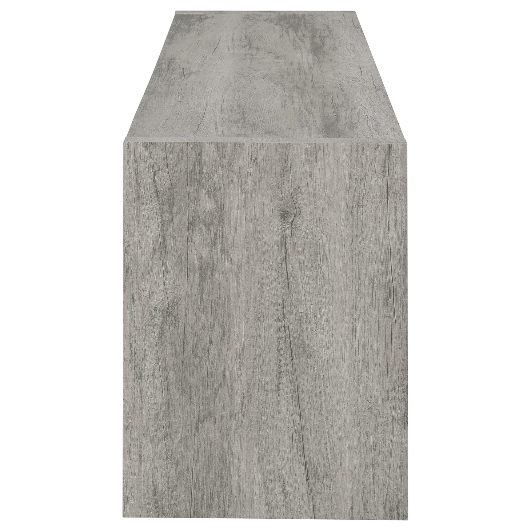 Burke 3-Piece TV Entertainment Center Fits 75-Inch TVs Grey Driftwood view 6