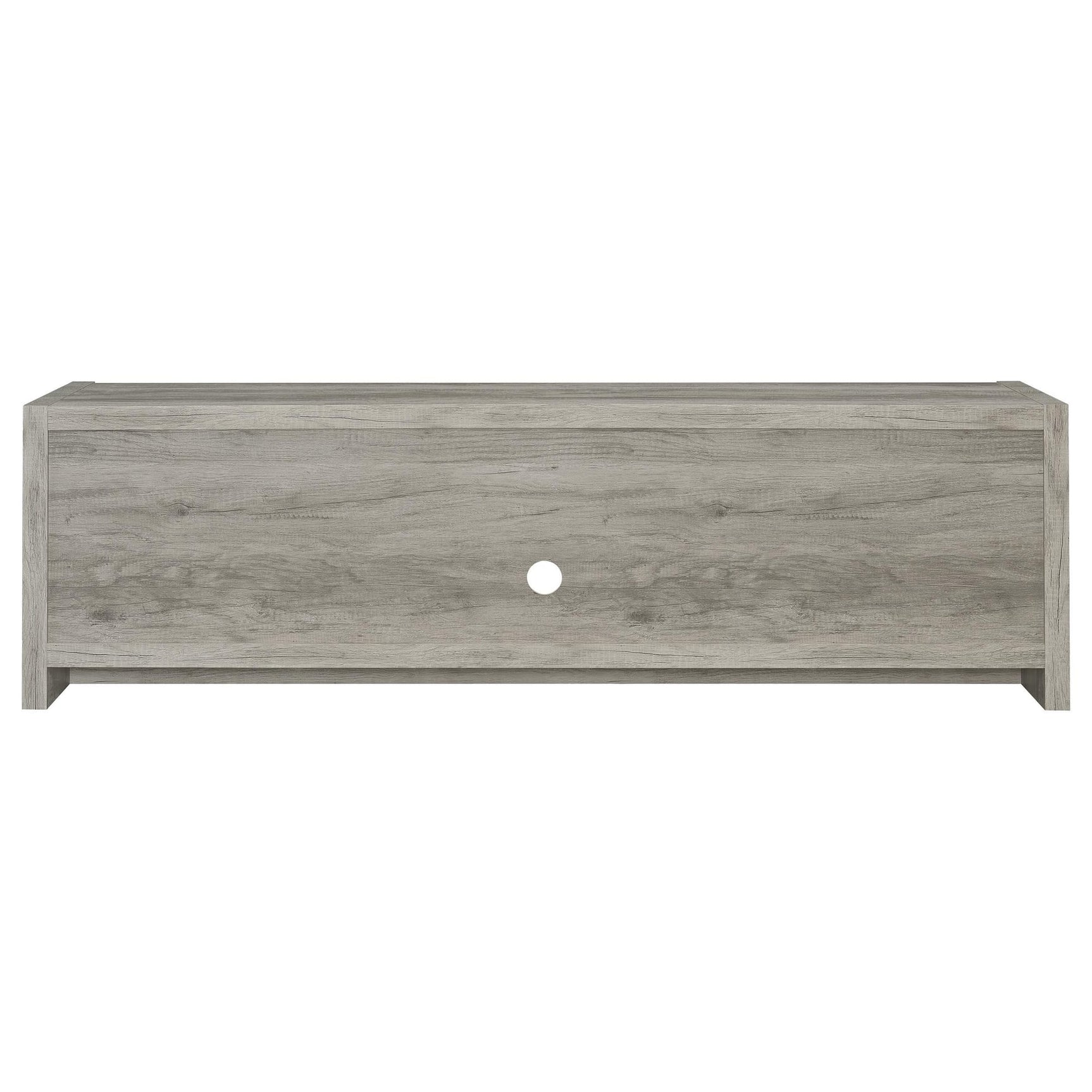 Burke 3-Piece TV Entertainment Center Fits 75-Inch TVs Grey Driftwood view 7