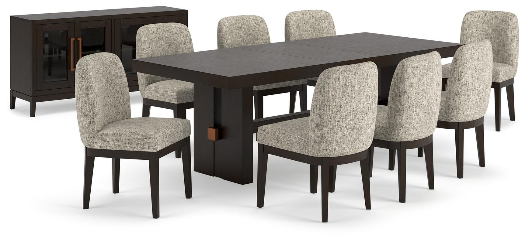 Burkhaus Dark Brown Dining Set view 11