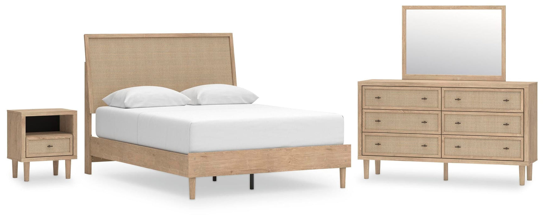 Cielden Two-tone Panel Bedroom Set from Decor Furniture
