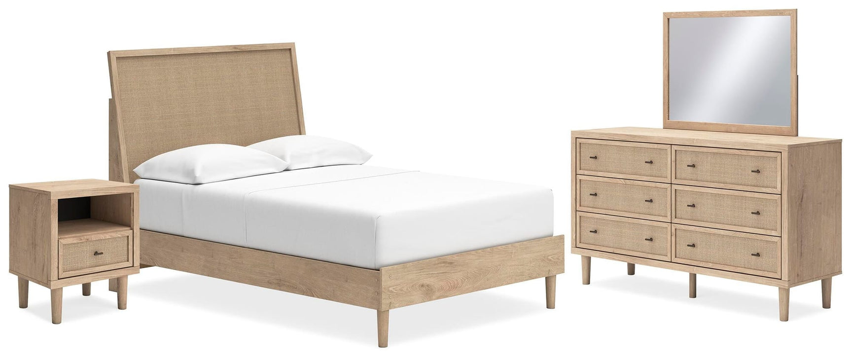 Cielden Two-tone Panel Bedroom Set view 3