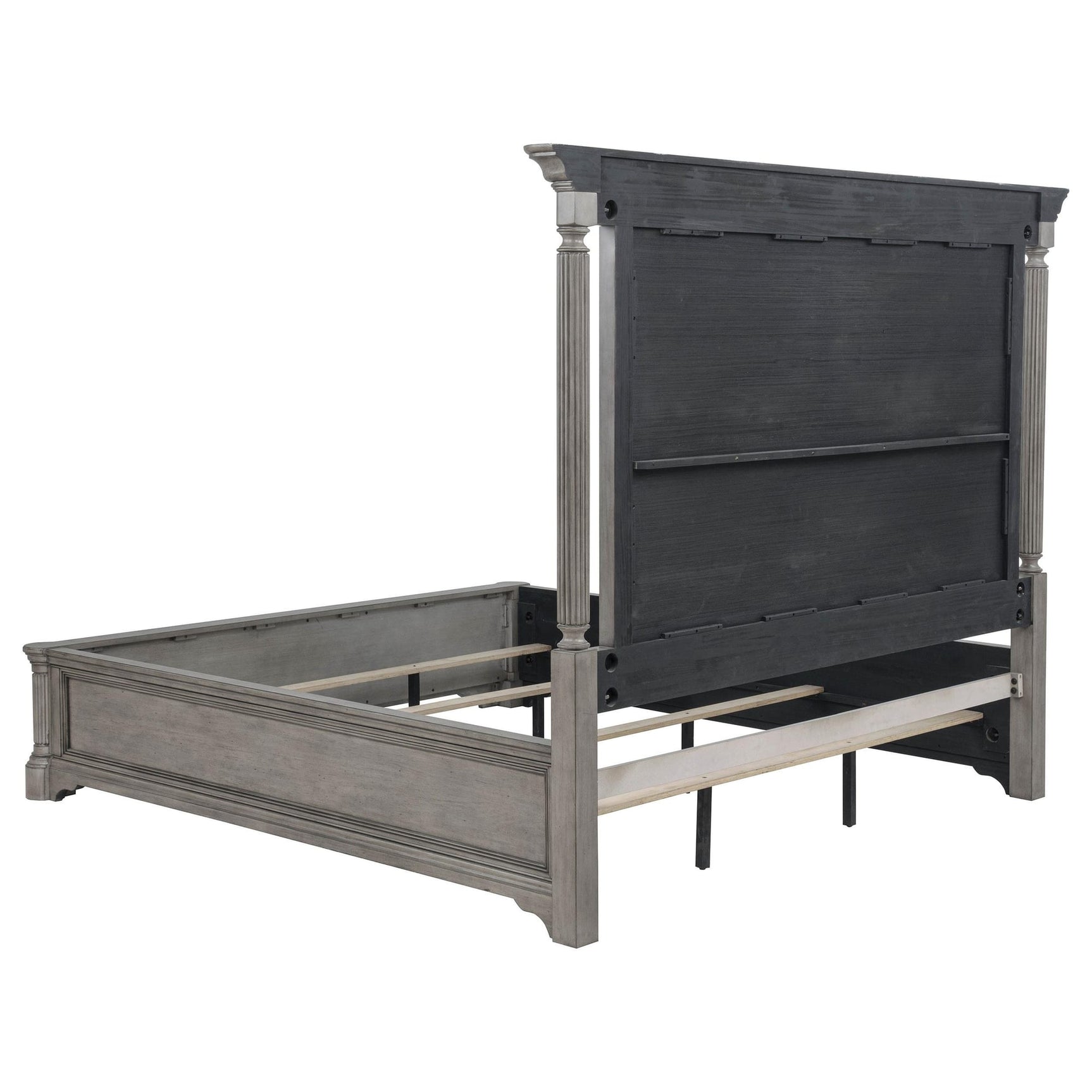 Cresswell Eastern King Upholstered Panel Bed Weathered Taupe view 5