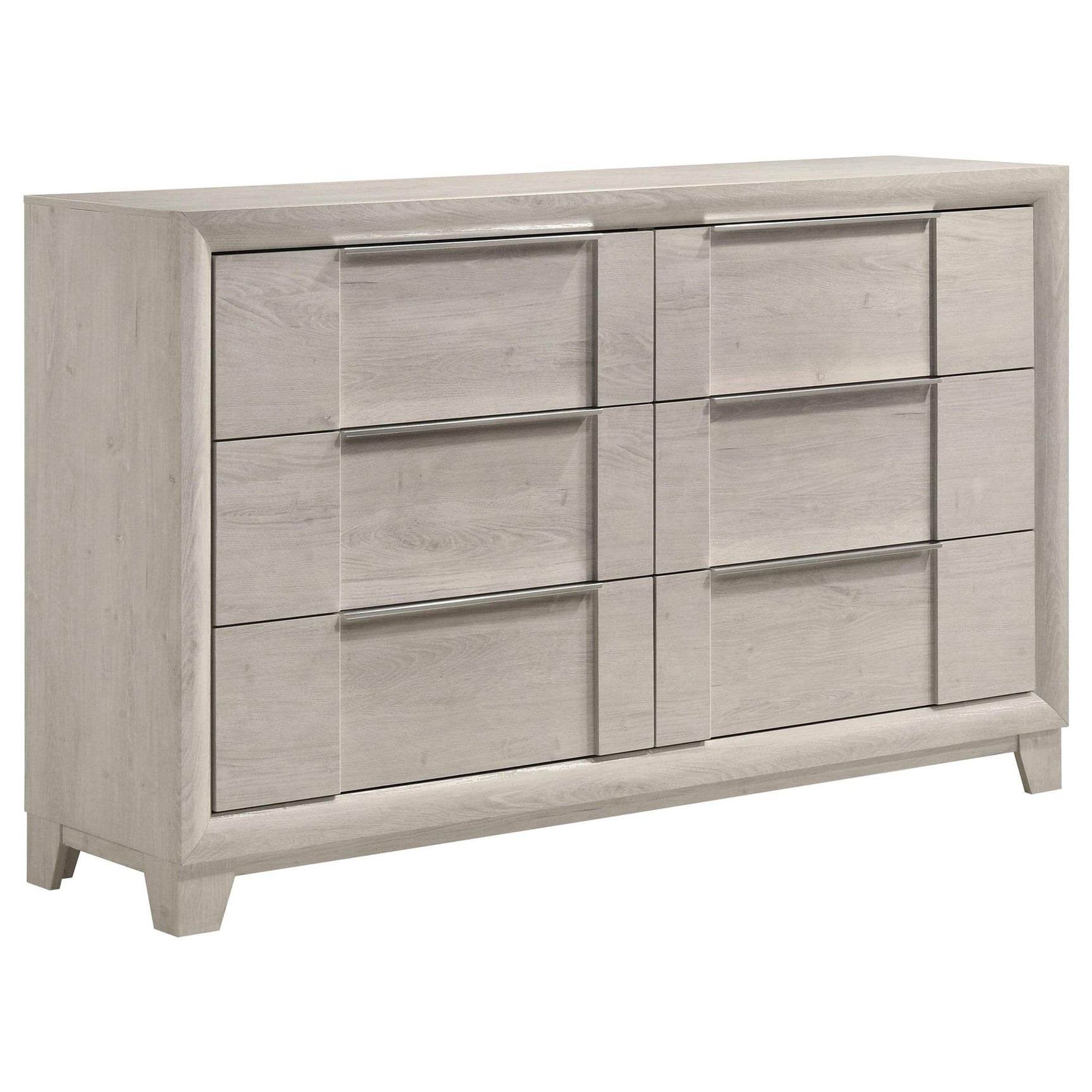 Farre 6-drawer Dresser Washed Grey from Decor Furniture