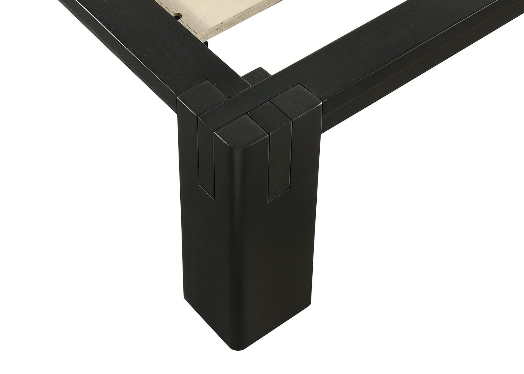 Gislen Eastern King Easy Assembly Wood Platform Bed Black view 6